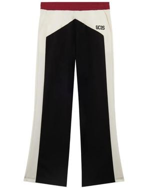 Gcds Two-Tone Track Trousers - Black
