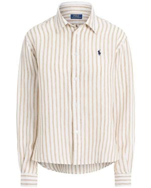 Polo Ralph Lauren Striped-Pattern Shirt - White