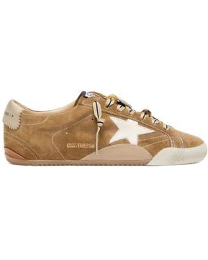 Golden Goose True-Star Suede Leather Trainers - Metallic