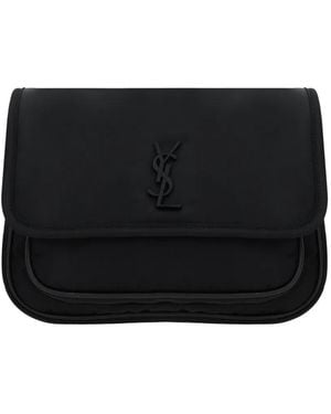Saint Laurent Small Niki Logo Messenger Bag - Black