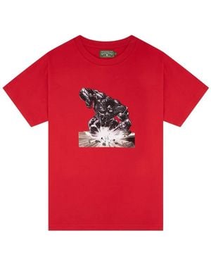 DENIM TEARS X Arthur Jafa Ex-Slave Gordon Printed T-Shirt - Red