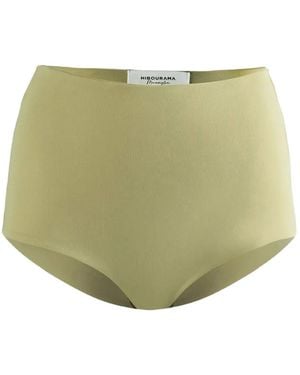 HIBOURAMA Culotte Plain Bikini - Green