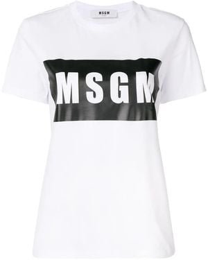 MSGM Logo T-Shirt - White
