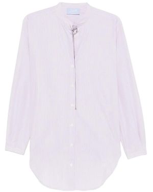 The Seafarer Chemise Liona À Rayures - White