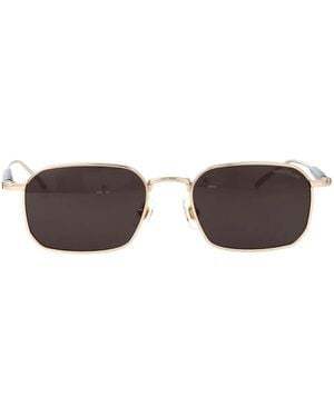 Montblanc Square-Frame Sunglasses - Brown
