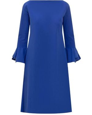 La Petite Robe Di Chiara Boni ラッフル ドレス - ブルー
