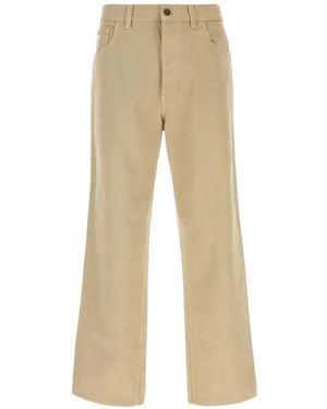 Prada Five-Pocket Old Denim Jeans - Natural