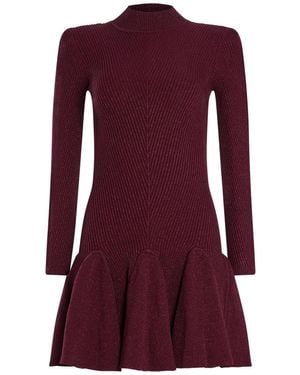 retroféte Sydonie Minikleid - Lila