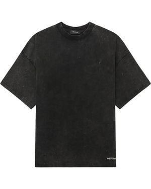 we11done Double-Layered Cotton Top - Black