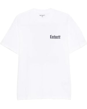 Carhartt Embroidered logo t-shirt - Blanco