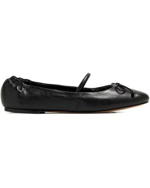 SCHUTZ SHOES Fechado Ballerinas mit Schleifendetail - Schwarz