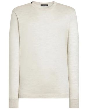 Dolce & Gabbana Silk T-Shirt - White