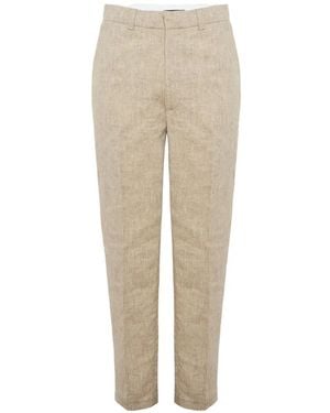 Yves Salomon Linen Trousers - Natural