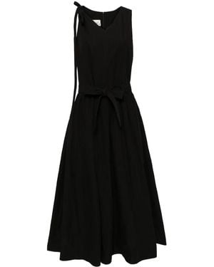 Bambah Popeline Blousejurk - Zwart