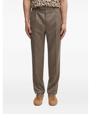 Wacko Maria Pantalon À Design Plissé - Natural