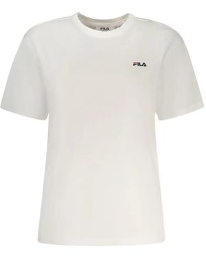 Fila Logo-Patch T-Shirt - White