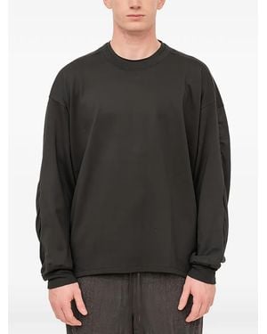 The Viridi-anne Felpa A Maniche Lunghe - Nero