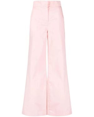 Palm Angels Reverse Waistband Flared Pants - Pink