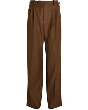 Ronny Kobo Soprano Hose mit Falten - Braun