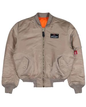 PROTOTYPES Bomberjacke Mit Spray-Effekt - Braun