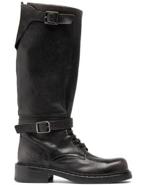Officine Creative Dakota 003 Biker Boots - Black