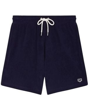 Fursac Towelling Shorts - Blue
