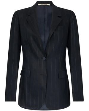 Tagliatore Pinstripe One-Button Suit - Blue