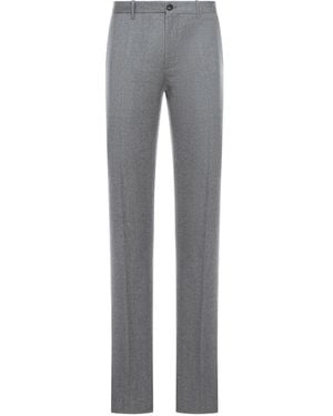 Incotex Wool Tailored Trousers - Grey