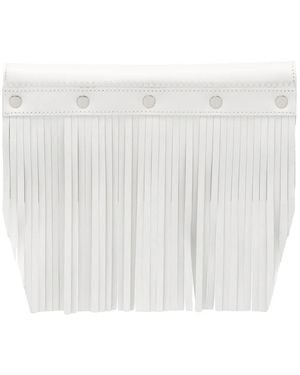 Comme des Garçons Fringed Wallet - White