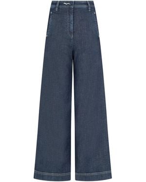 Giorgio Armani Wide-Leg Jeans - Blue