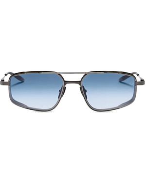 Akoni Atlantis Geometric-Frame Sunglasses - Blue