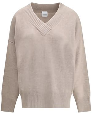 Madeleine Thompson Balthus Pullover mit V-Ausschnitt - Weiß