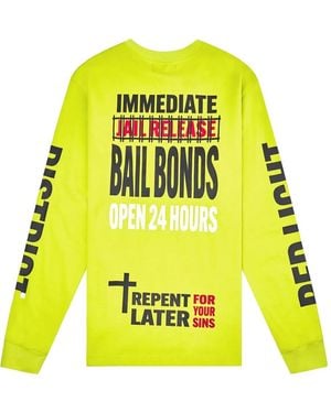 RTA ロゴ ロングtシャツ - イエロー