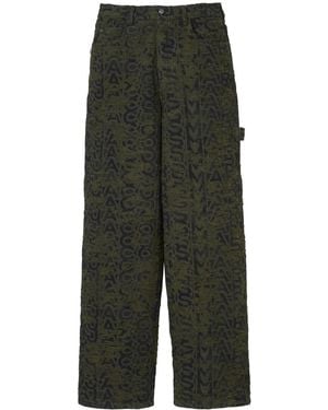 Marc Jacobs Vaqueros Anchos Con Efecto Envejecido - Verde