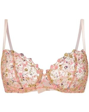 Gilda & Pearl Fleuriste Lace Bra - Pink