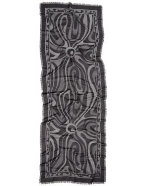 PUCCI Écharpe À Imprimé Marmo En Jacquard - Gray