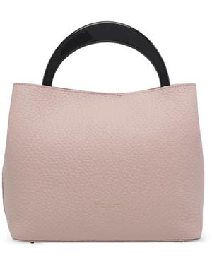 MY BEST BAG Grained-Leather Tote Bag - Pink