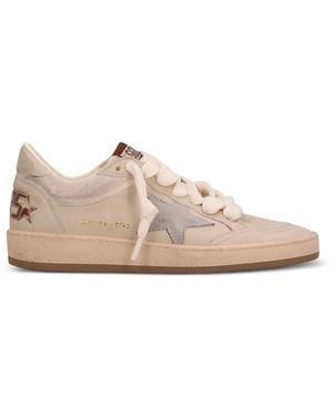 Golden Goose Ball Star Sneakers Im Glitter-Look - Pink