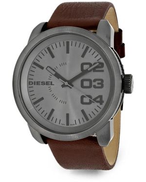 DIESEL Montre Double Down Mm - Grey