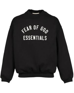Essentials Logo-Print Sweatshirt - Black