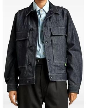 G-Star Utility Flap-Pocket Denim Jacket - Black