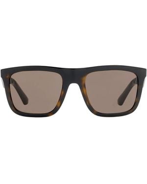 Burberry Embossed Check Sunglasses - Brown