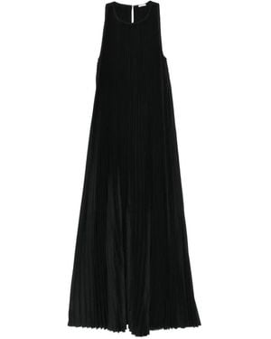 JOSEPH Irregular Pleats Dress - Black