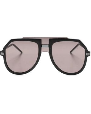 Dolce & Gabbana Dg6195 パイロットサングラス - ブラック