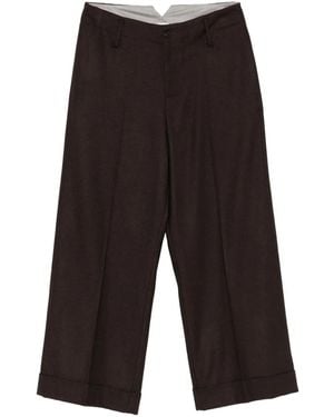 Alysi Straight-Leg Pants - Grey
