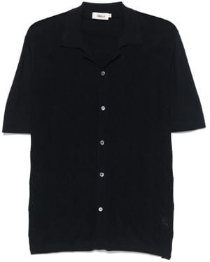 Altea Camicia Con Effetto Jacquard - Nero