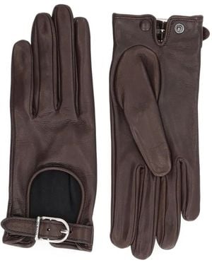 DURAZZI MILANO D-Ring Gloves - Brown