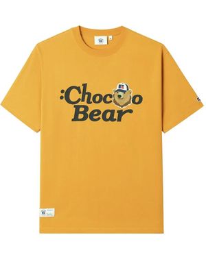 Chocoolate Graphic-Print T-Shirt - Yellow