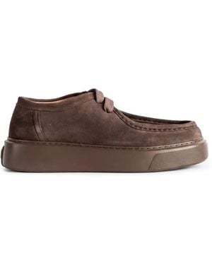Referenc Fernabee Suede Trainers - Brown