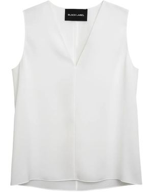 Ralph Lauren Sleeveless V-Neck Top - White